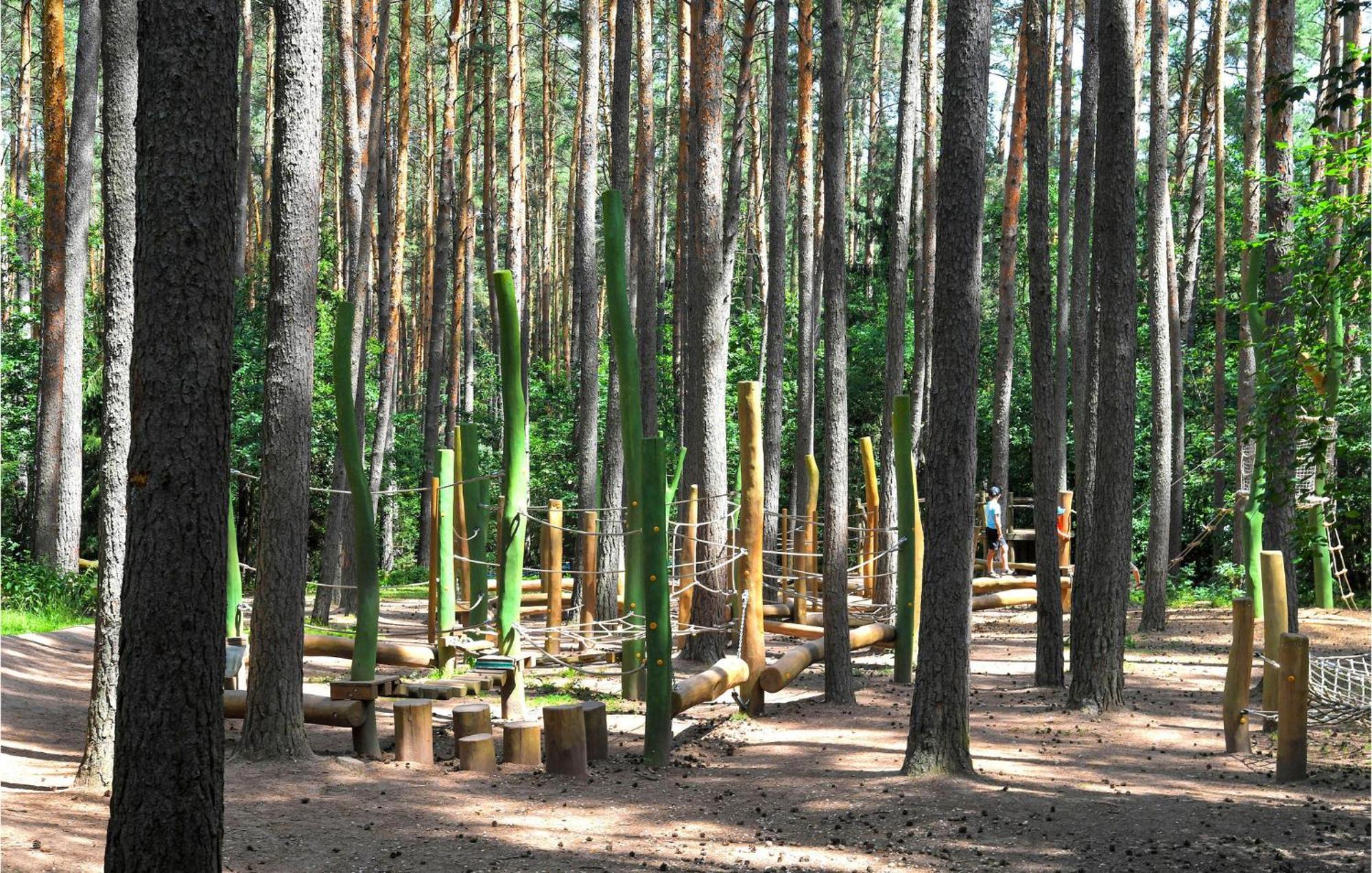 Waldcamping Am Brombachsee Pleinfeld Bagian luar foto